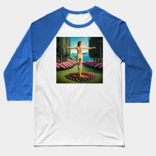 Nature garden girl Baseball T-Shirt